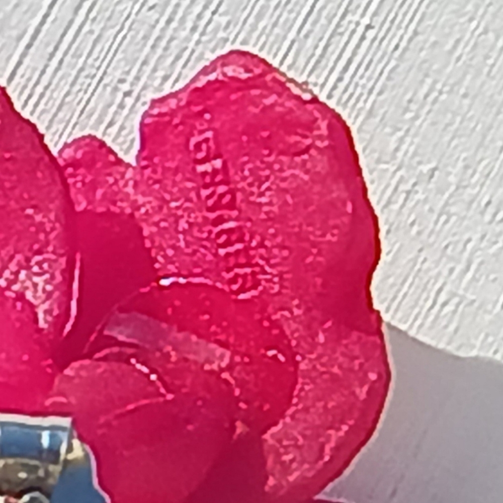 FLOWER EARRINGS floral vintage West Germany pierced pearl Molded Plastic - Picture 4 of 7